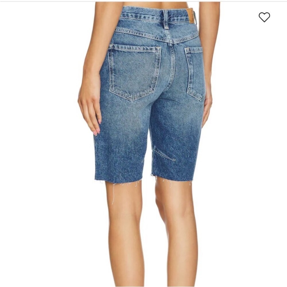 NWT Free People x We The Free Ghost Town High Rose Long Shorts / Jorts - Picture 3 of 14